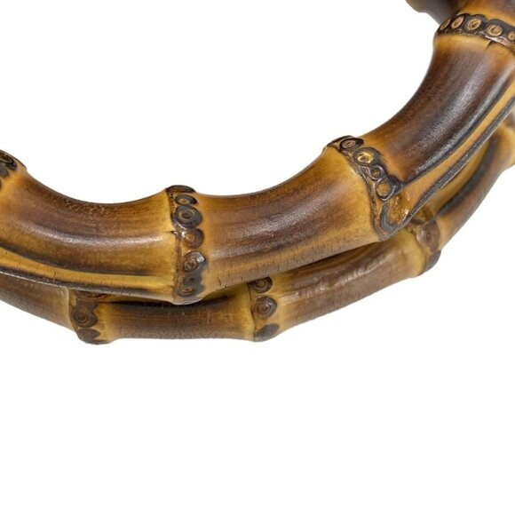 GUCCI Bamboo 805832 Black Leather - Handbag - Picture 8 of 16